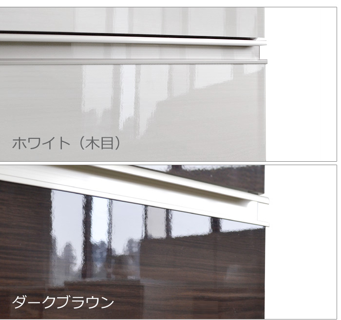 レンジ台クリーヴ幅60cm、ハイグロス