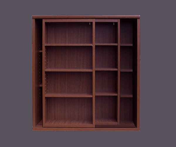 スライド書棚 正面