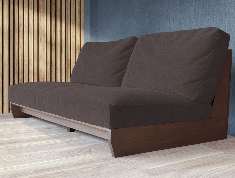 Haabe （ハーベ）ソファー  3人掛け 幅180cm｜ダークブラウン