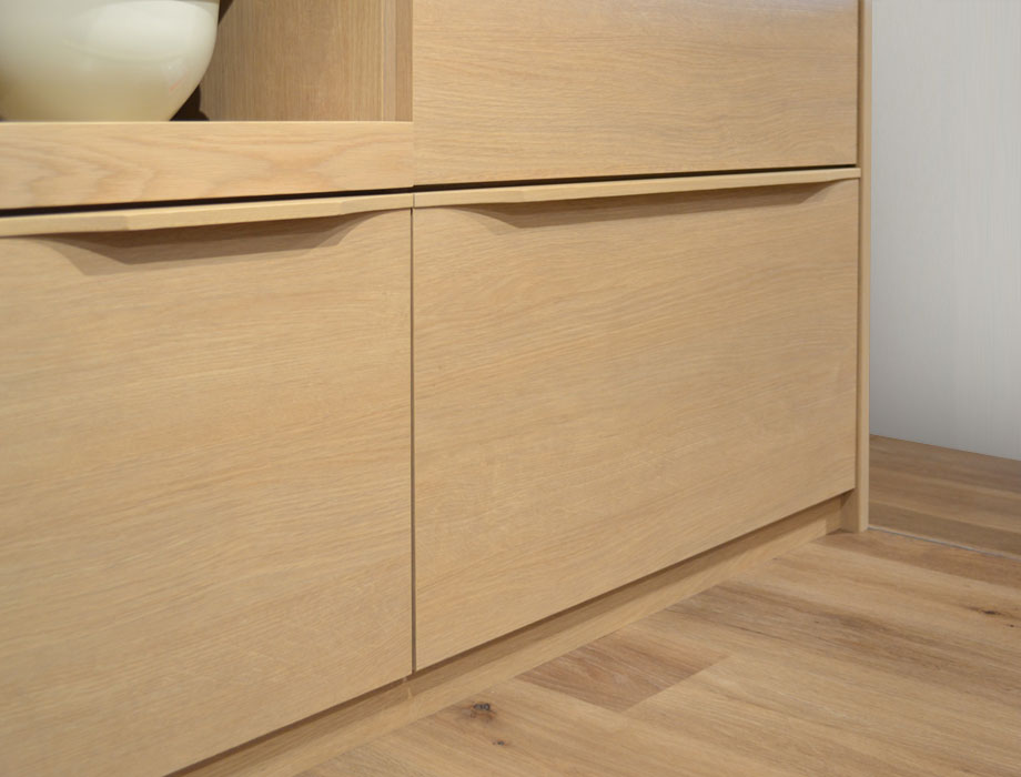 人工大理石天板の木目が優しいキッチンカウンター 120cm幅 Armona