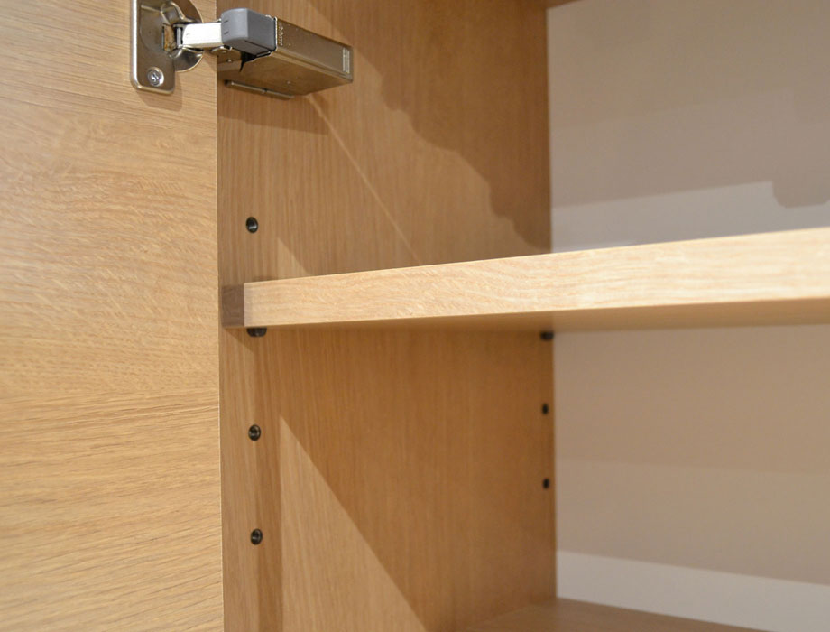 Armona（アルモナ）ゴミ箱を収納できる食器棚 幅60cm｜上棚向かって右収納部