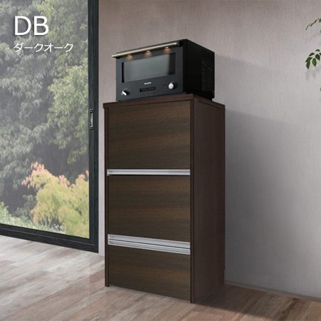 CUBOレンジ台 DBダークオーク