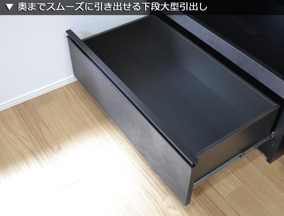 セミオーダーレンジ台LASCO 2段家電収納 画像14