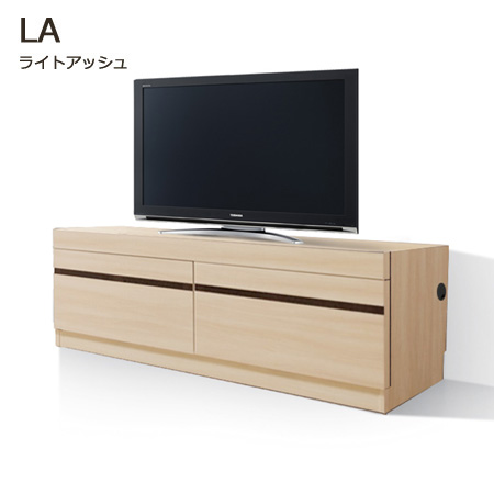 グラナー壁面収納家具扉2段ガラス扉ラック幅40cmライトアッシュ