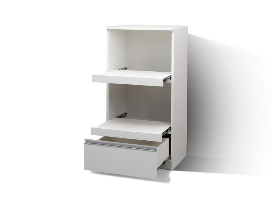 セミオーダーレンジ台LASCO 2段家電収納 画像6