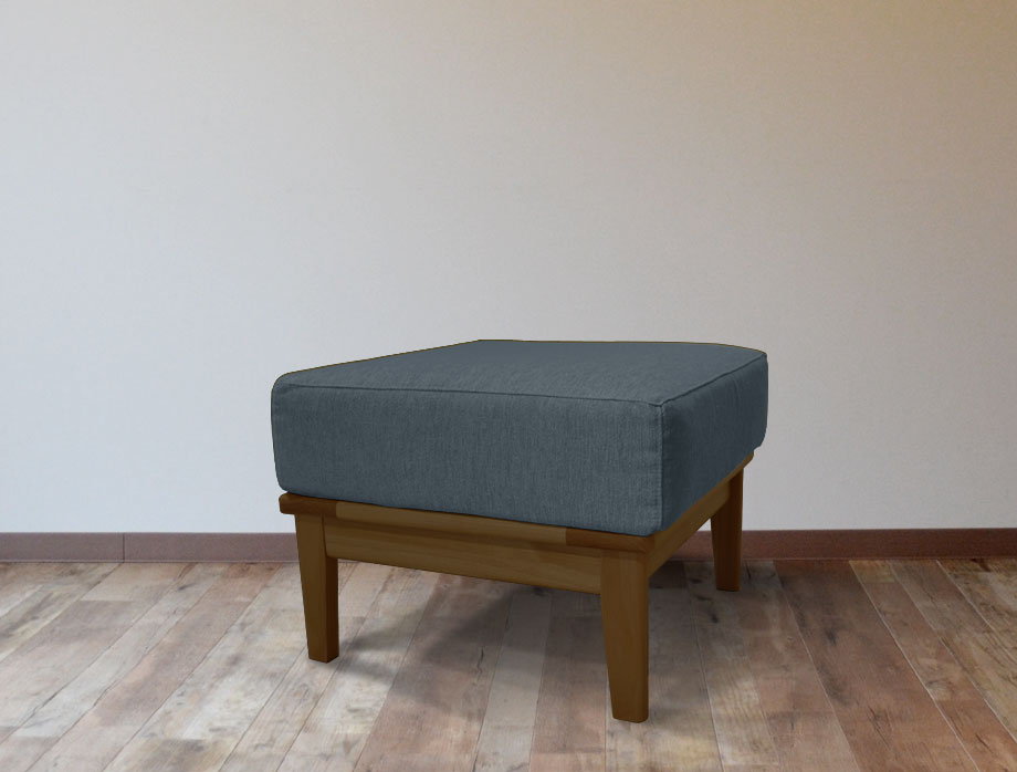 Noran （ノーラン）オットマン 52cm×52cm｜ダークブラウン画像1