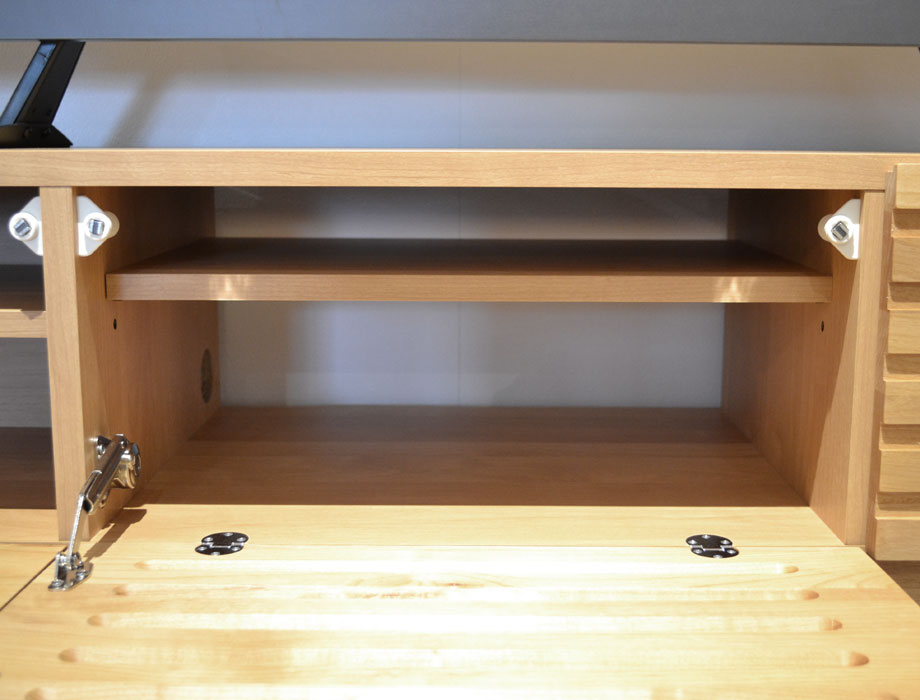 Noran （ノーラン）テレビボード 180cm幅｜ＡＶ機器収納部