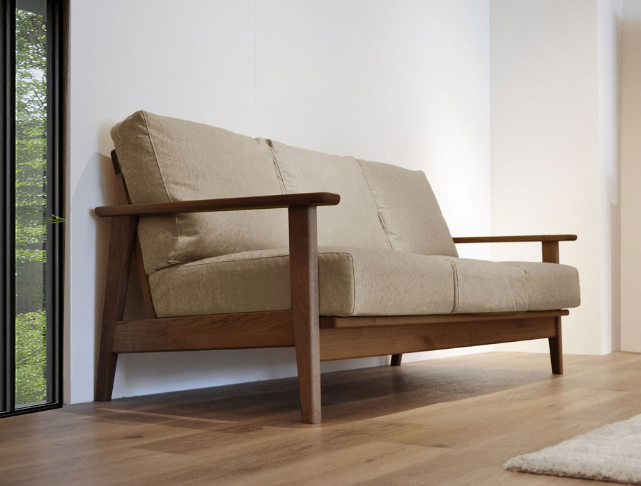 Noran （ノーラン）ソファー  3人掛け 幅170cm｜ベージュ）