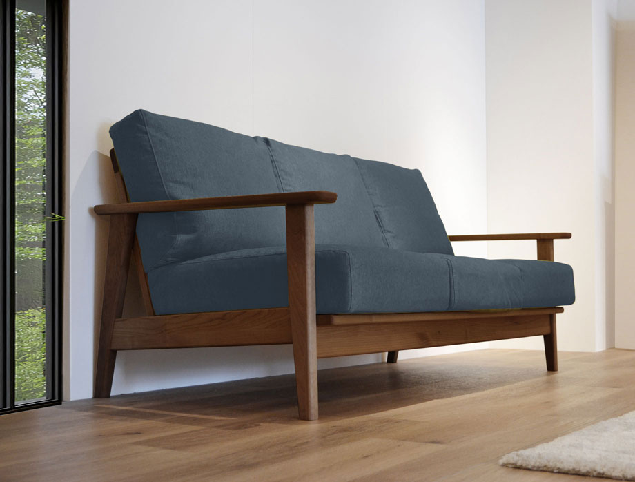 Noran （ノーラン）ソファー  3人掛け 幅170cm｜ダークブルー