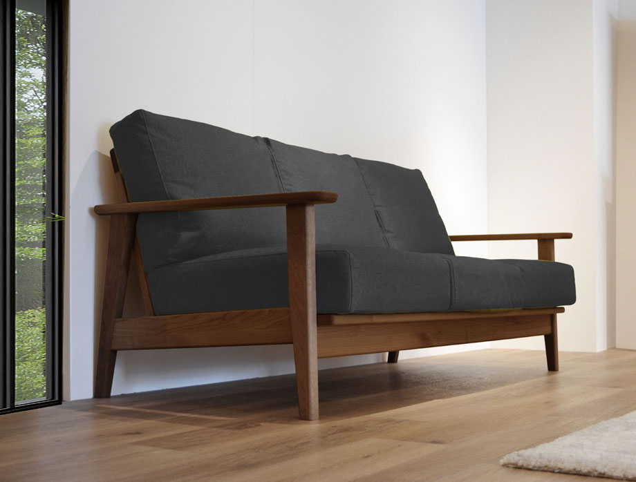 Noran （ノーラン）ソファー  3人掛け 幅170cm｜ダークグレイ