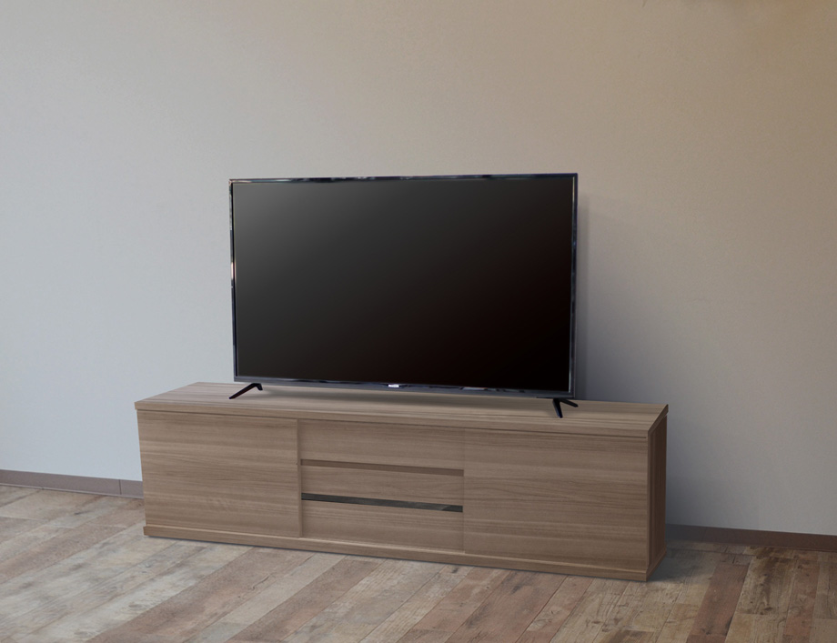 SVALA（スヴァラ）テレビボード 幅180cm幅｜グレイウォールナット