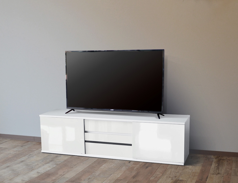 SVALA（スヴァラ）テレビボード 幅180cm幅｜ホワイト