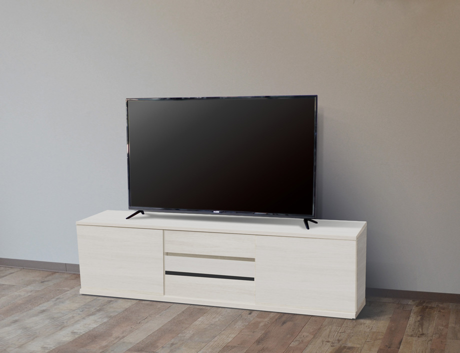 SVALA（スヴァラ）テレビボード 幅180cm幅｜ホワイトシカモア