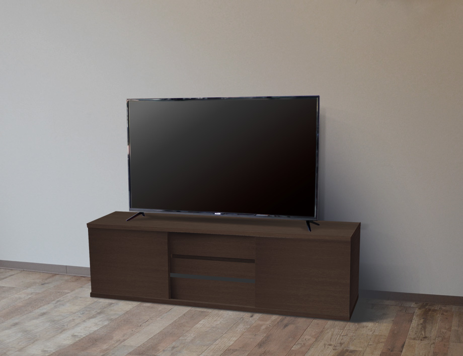 SVALA（スヴァラ）テレビボード 幅150cm幅｜ダークオーク