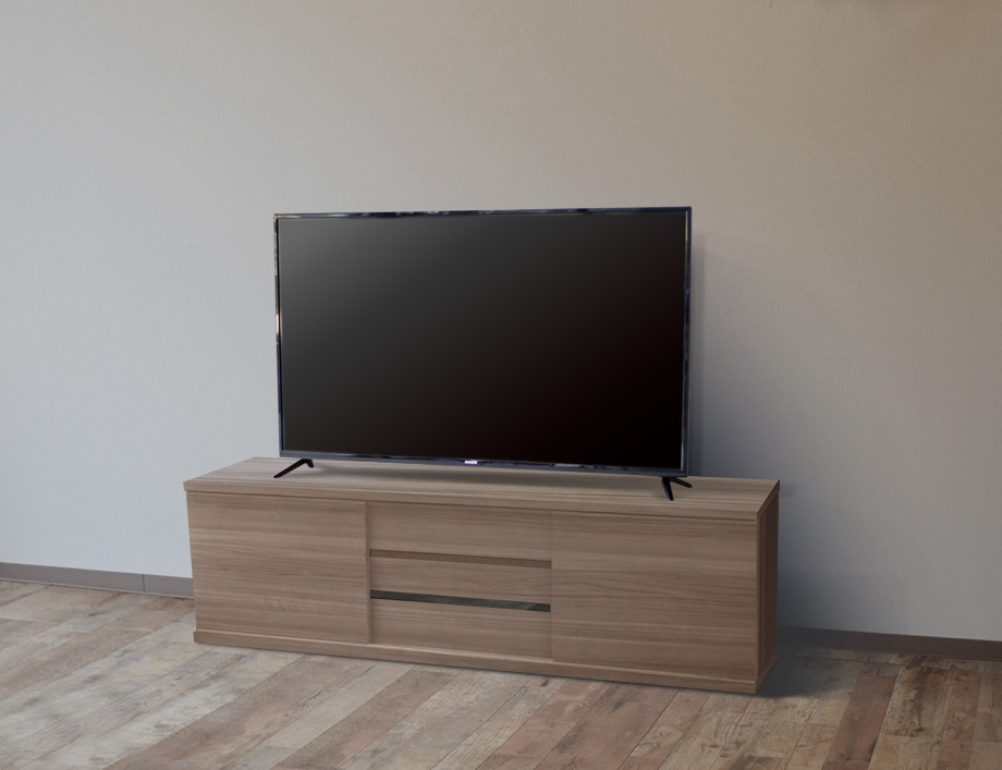 SVALA（スヴァラ）テレビボード 幅150cm幅｜グレイウォールナット