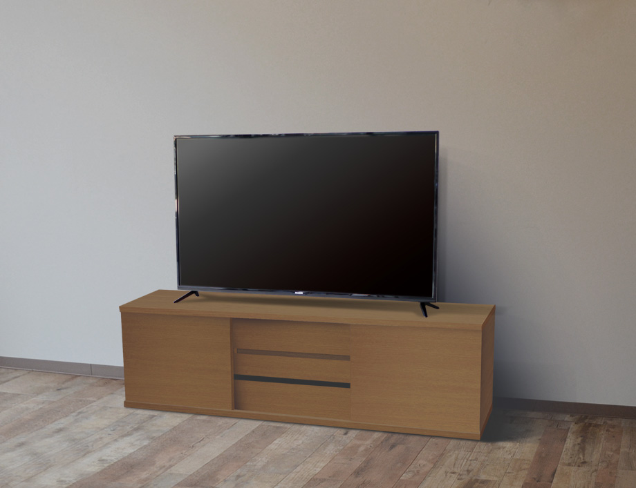 SVALA（スヴァラ）テレビボード 幅150cm幅｜ミディアムオーク