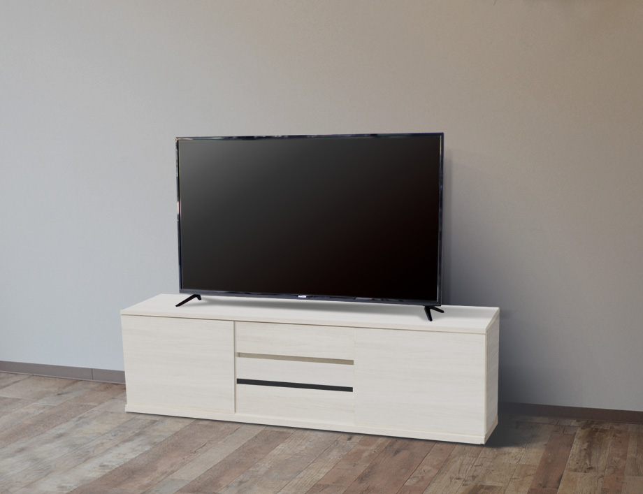 SVALA（スヴァラ）テレビボード 幅150cm幅｜ホワイトシカモア