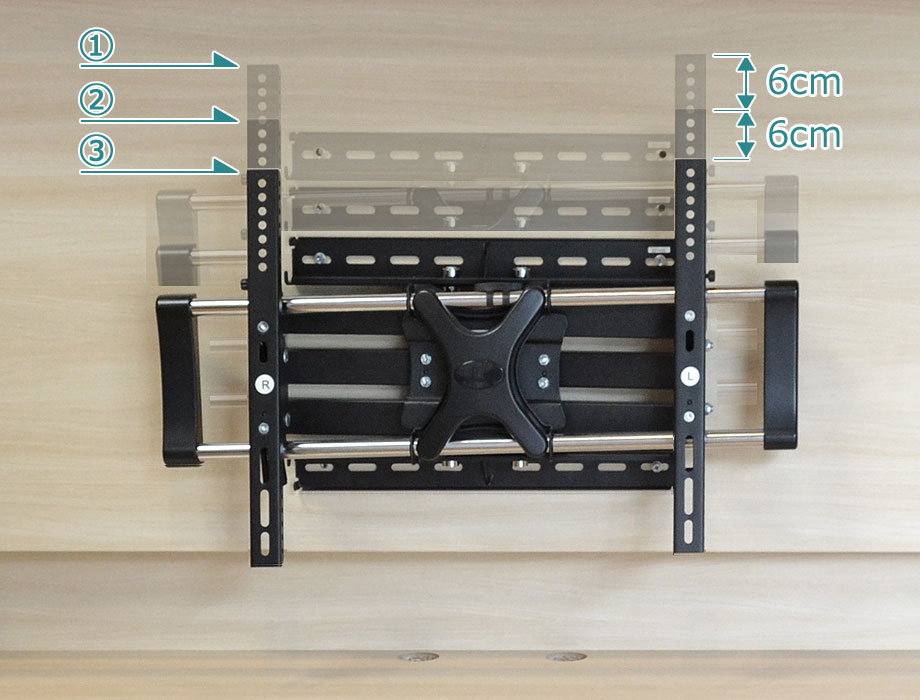セミオーダー壁面収納GRANNER2(グラナー2）テレビボード専用壁掛け金具｜リアルな木目の高級感あふれる表面材