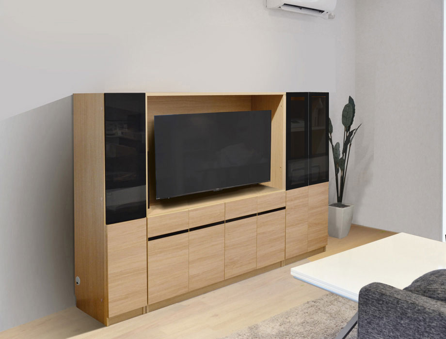 セミオーダー壁面収納GRANNER2(グラナー2）テレビボード専用壁掛け金具｜テレビ台取り付け画像4