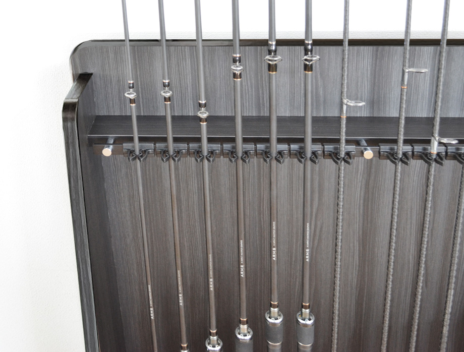 ZANE（ゼイン）ロッドスタンド・１４本収納タイプ・ブラックウッドイメージ画像3