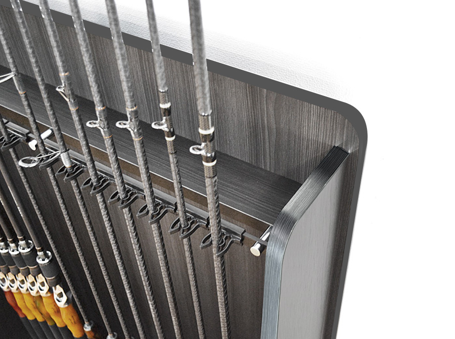 ZANE（ゼイン）ロッドスタンド・１４本収納タイプ・ブラックウッドイメージ画像8